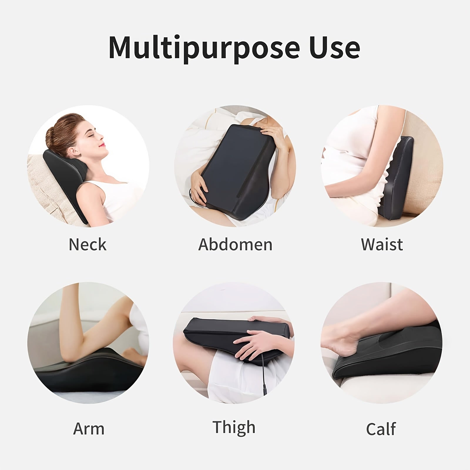 Heated Neck & Shoulder Massager – Kneading & Rolling