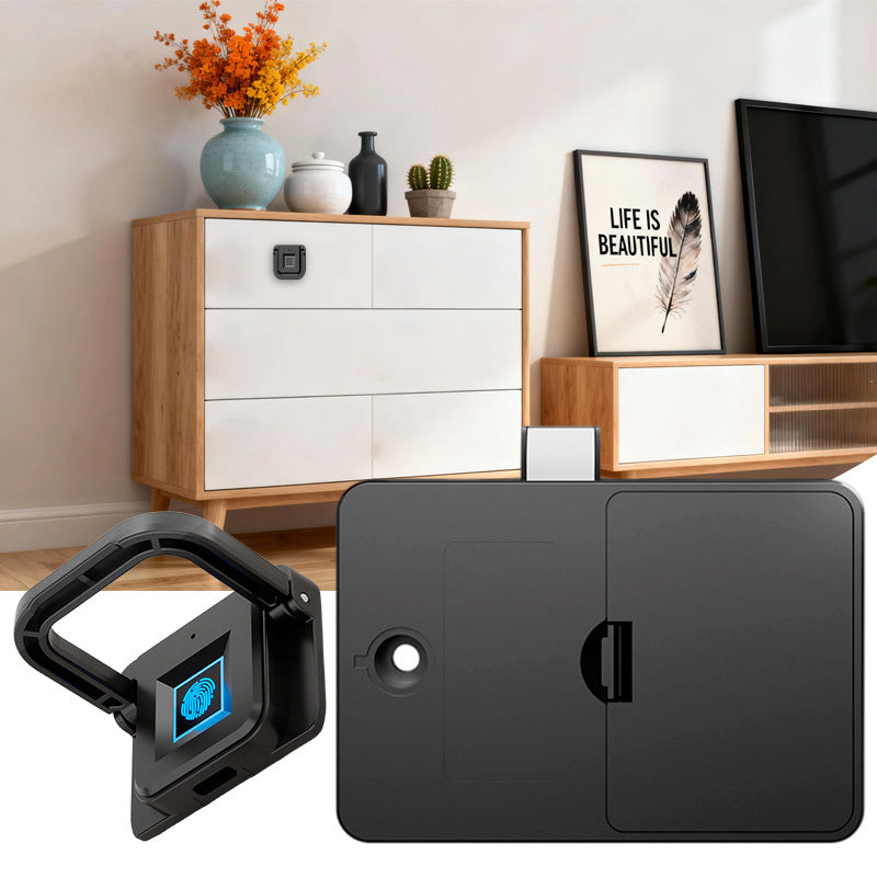 New Smart Fingerprint Lock, Smart Biometric Fast Identification, Durable Safe Door Lock, Perfect for Desks, Storage Rooms, Office Furniture, Shoemakers, Bed Cabinets, Indoor Door Handles, Door Locks, Smart Door Locks, Door Locks And Door Handles
