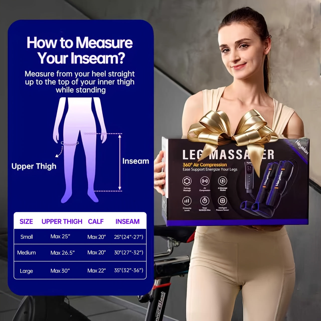 Air Compression Leg Massager Boots