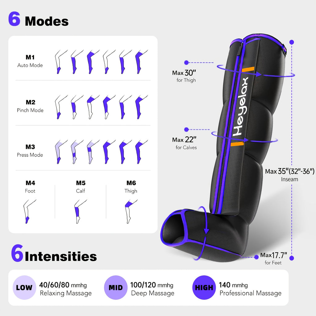 Air Compression Leg Massager Boots