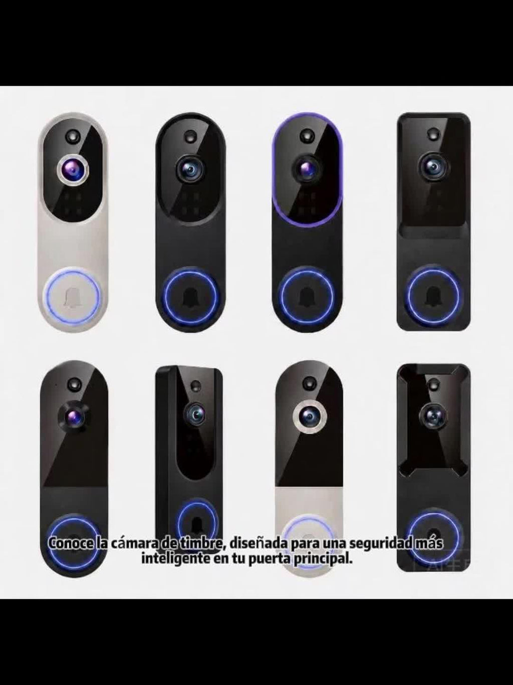 2K Wireless Camera, Multi-combination Smart Doorbell, 166° Wide-angle Video Surveillance, Two-way Voice Intercom, Cloud Storage, Support For Rechargeable Batteries, Equipped With AI Human Body Detection And 2.4G WiFi Connection, Clear Night Vision