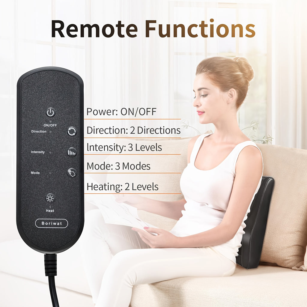Heated Neck & Shoulder Massager – Kneading & Rolling